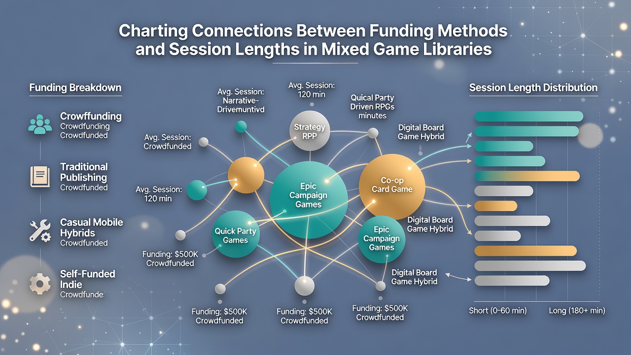 Diagram illustrating data flows between funding speed and session duration metrics in blended casino game libraries