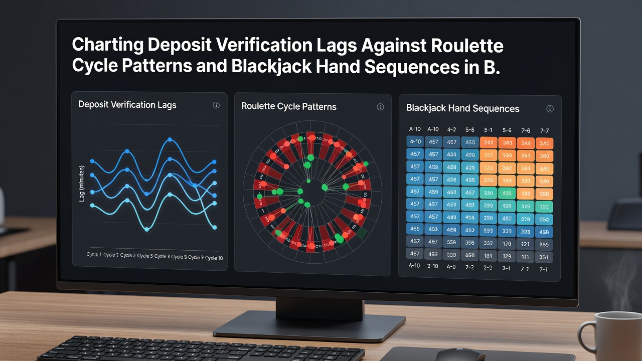 Detailed graph comparing blackjack decision trees and deposit lag intervals across multiple bonus window activations