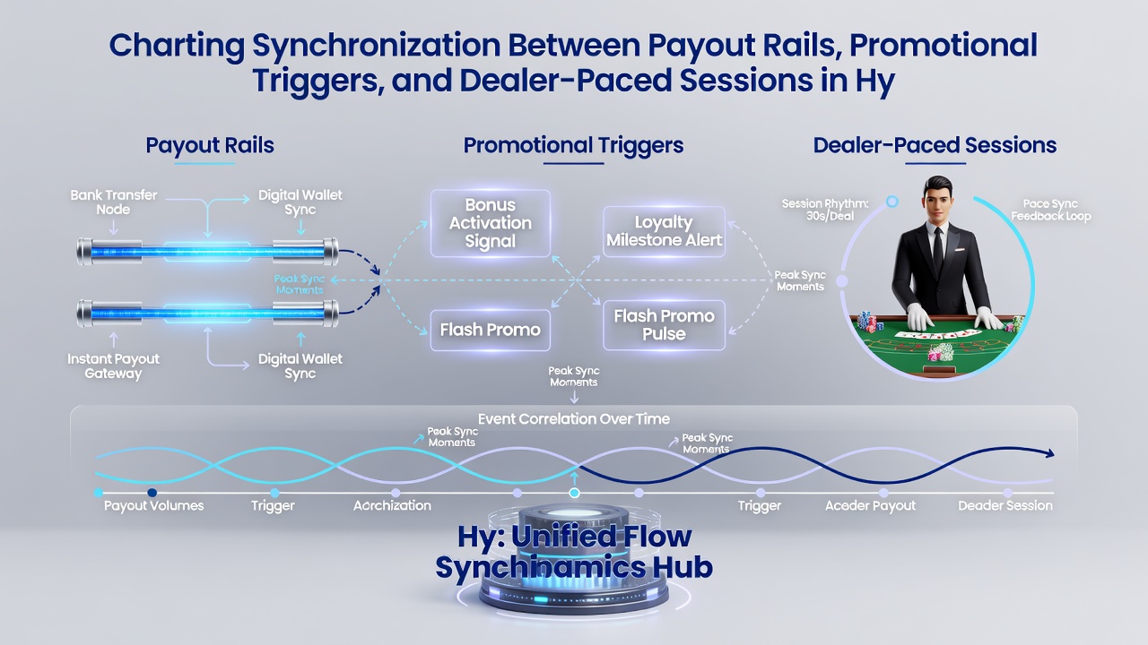 Illustration of real-time data flows between casino payment systems, bonus engines, and live dealer interfaces