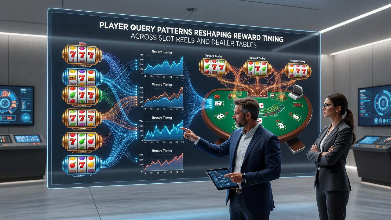 Live dealer table environments adapting reward timing based on player questions
